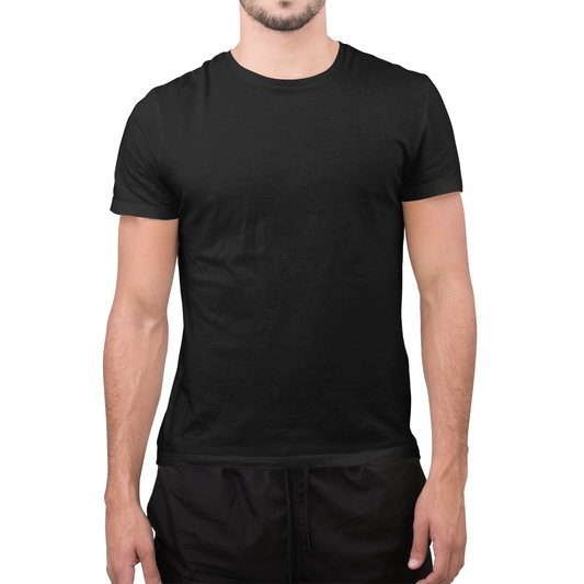 Camiseta Básica Algodão Premium preta, unissex, SUUS Atelier