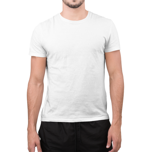 Camiseta Básica Algodão Premium branca, unissex, SUUS Atelier