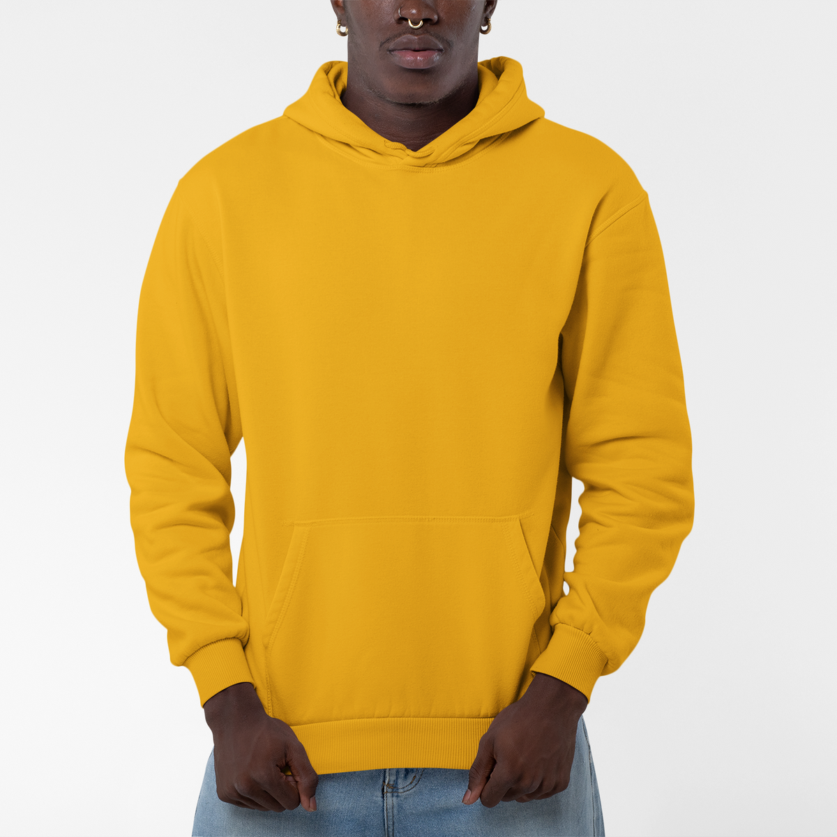 Moletom Canguru Com Capuz amarelo, unissex, SUUS Atelier